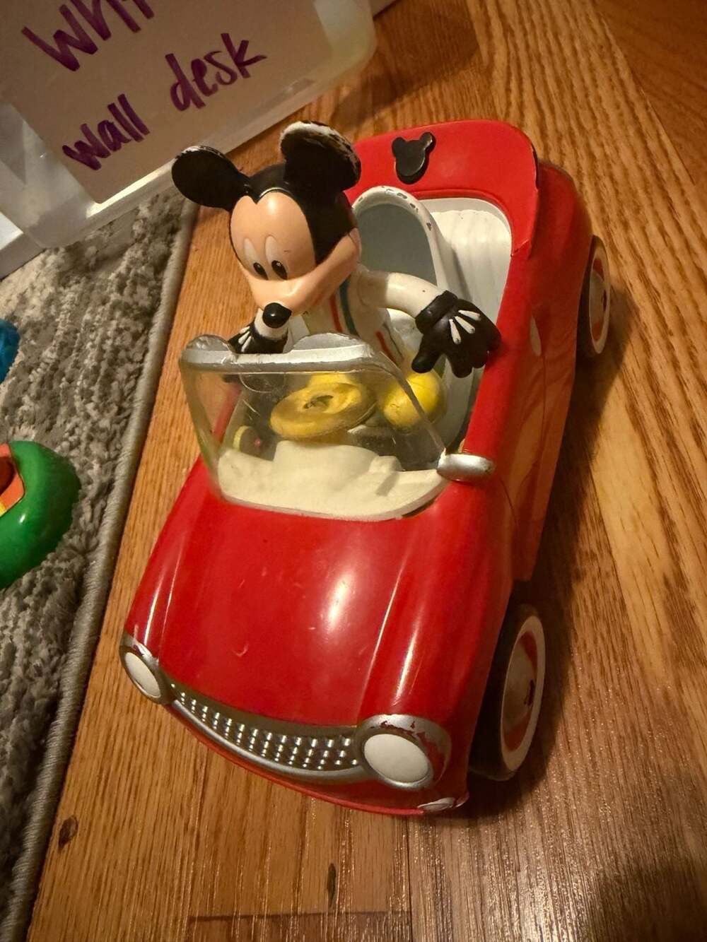 Disney Mickey Mouse Convertible Talking Cruiser Car Mattel